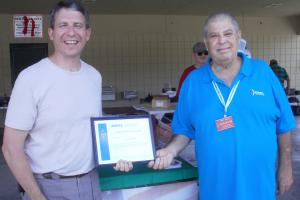 Certificate Awarded to W4CMH by Fort Myers Amateur Radio Club